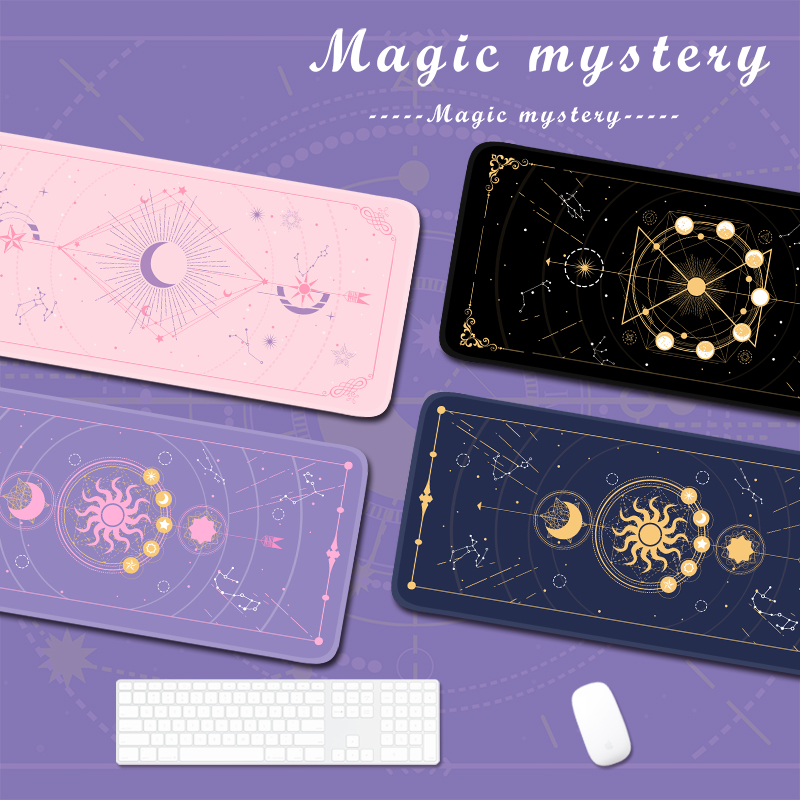 Laptop Accessories Gaming - Magic Moon Star Purple bardzo duża
