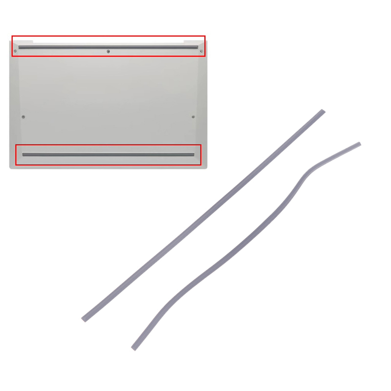 Apple Accessories Laptop - 1 szt. Gumowa listwa do laptopa