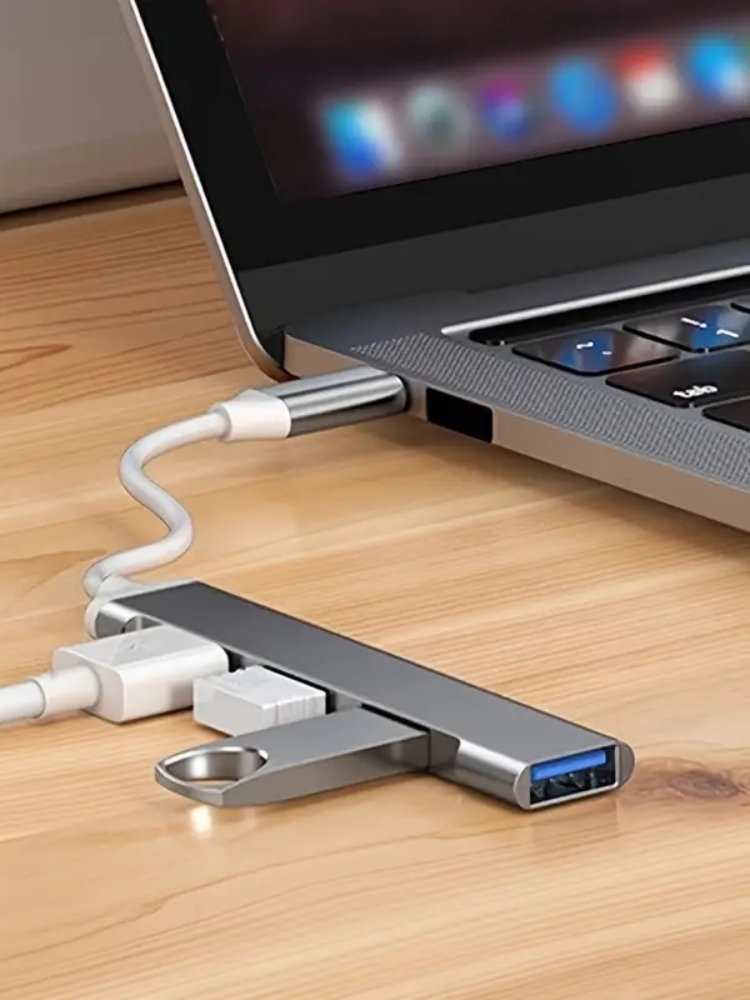 Apple Accessories Laptop - 4-portowy rozdzielacz USB typu C z