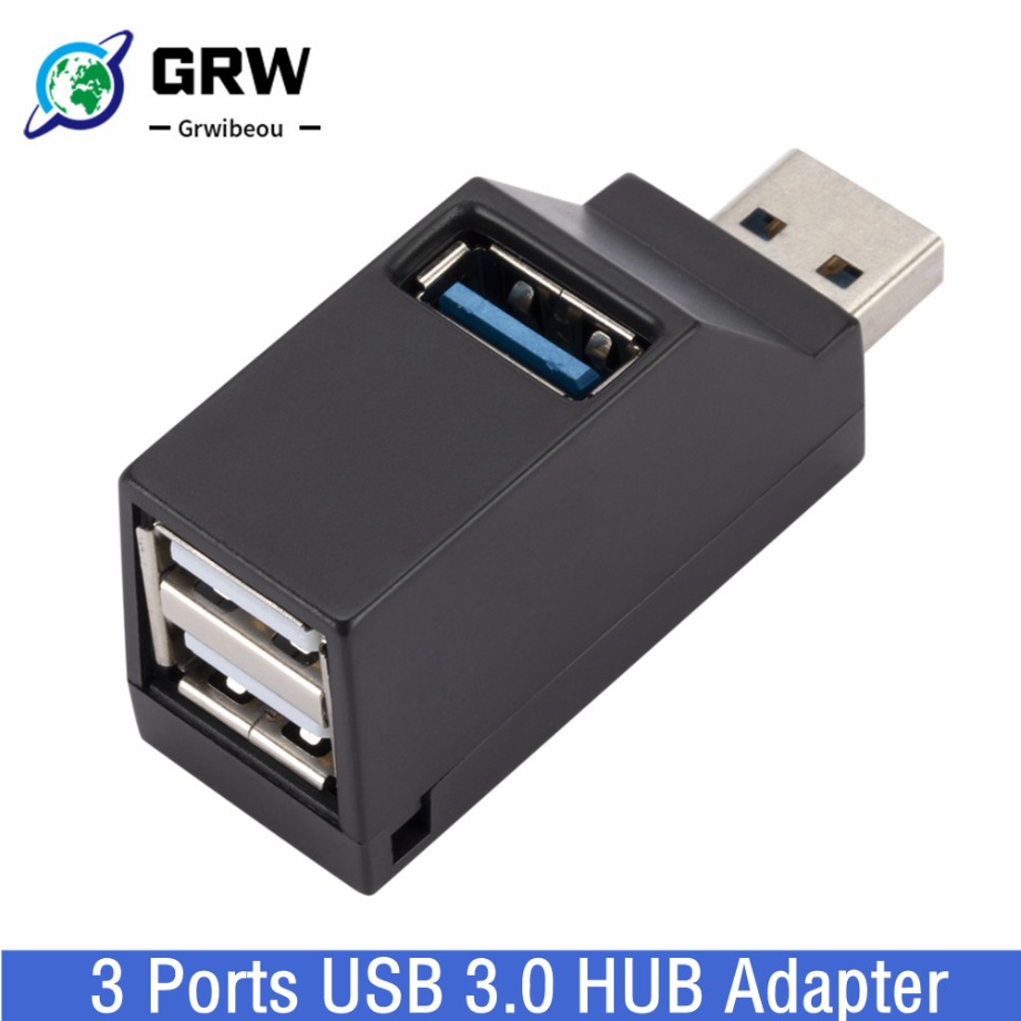 Mac Laptop Accessories - Grwibeou Mini 3-portowy rozdzielacz USB 3.0
