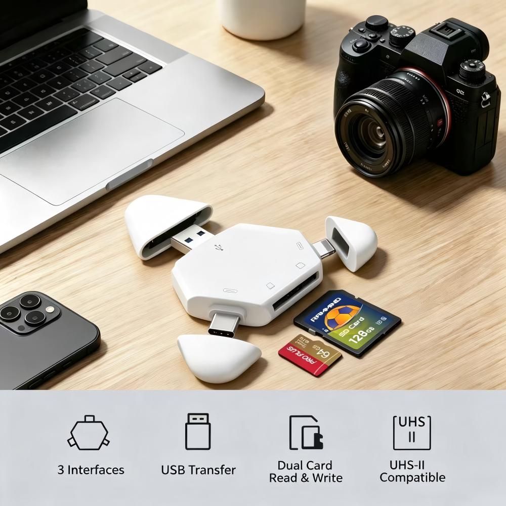 Laptop Accessories Distributor - Czytnik kart pamięci 3 w 1