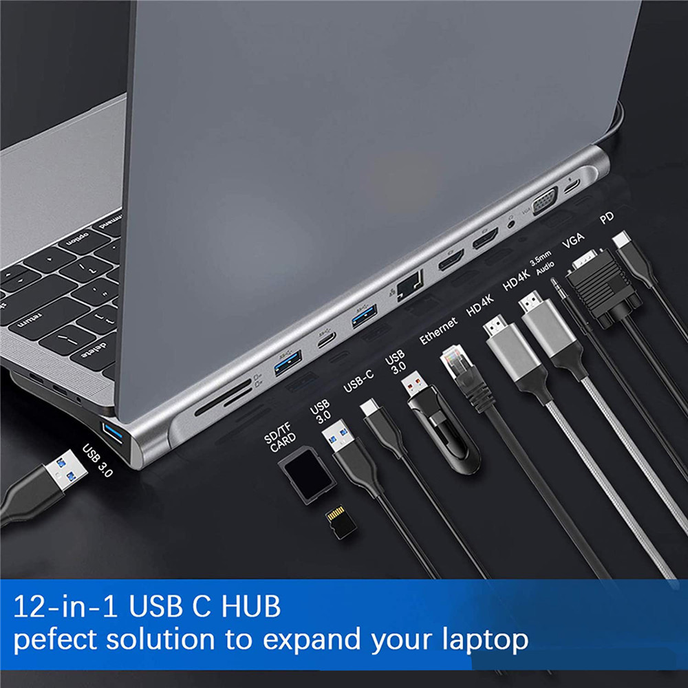 Mac Laptop Accessories - Stacja dokująca MZX USB Multi-hub z