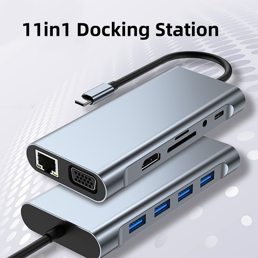 Laptop Accessories Hub - Stacja dokująca USB C 11 w