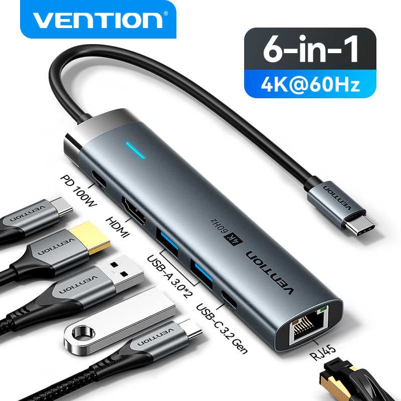 Apple Accessories Laptop - Vention USB C HUB typu C