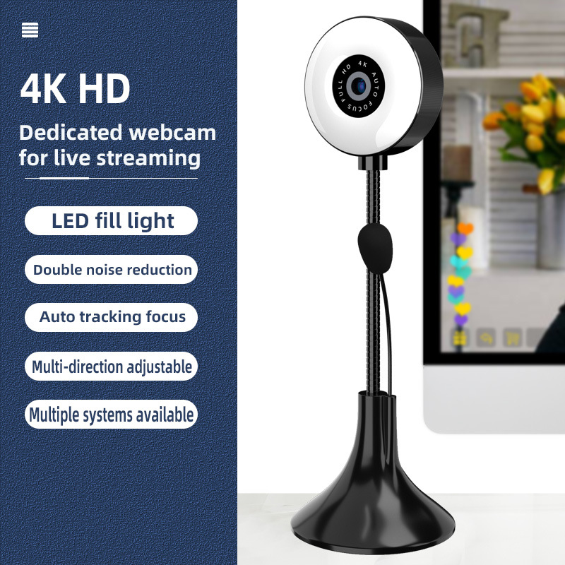 Laptop Accessories Youtube - Kamera 4K PC Lekka kamera komputerowa