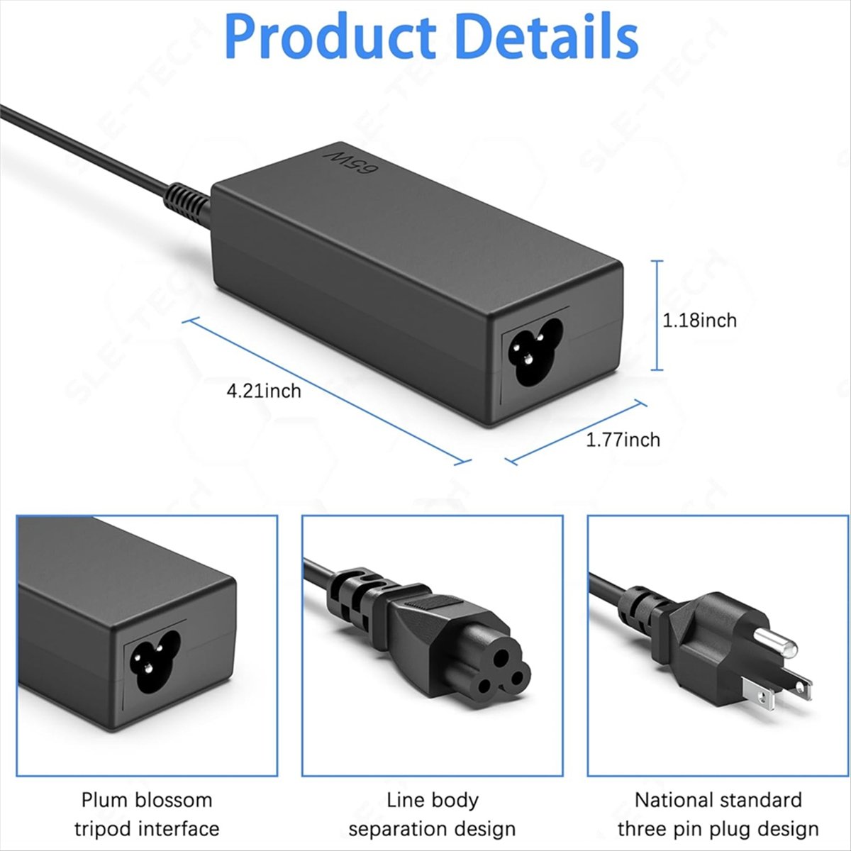 T1065C-65W Ładowarka USB C do  – Yoga Laptop Accessories recenzja i cena