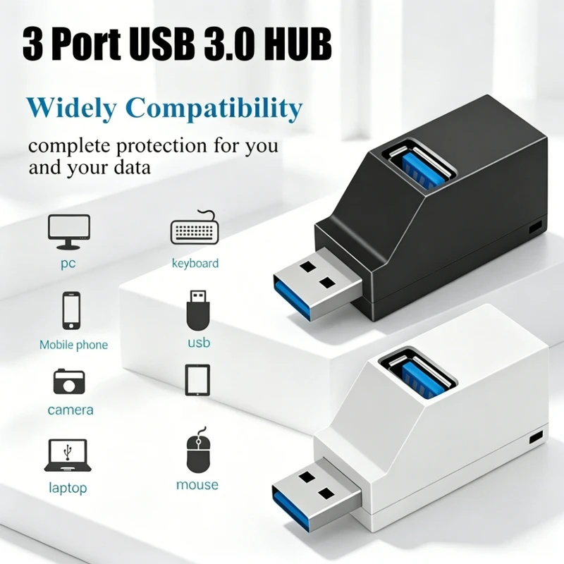 Hub USB 3.0 2.0 z obrotowymi p – Laptop Accessories Hub recenzja i cena
