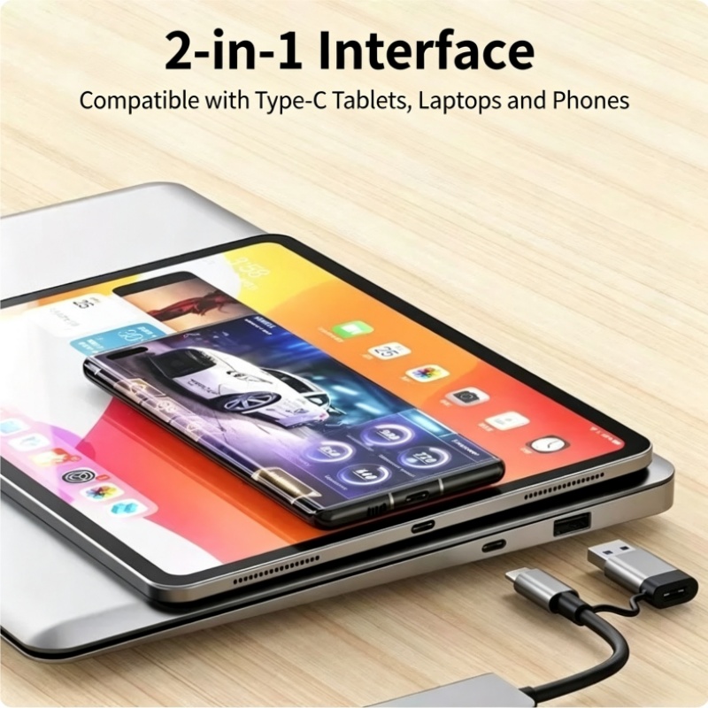 Dwugłowicowy Hub USB-C 8-w-1 z – Laptop Accessories Hub recenzja i cena
