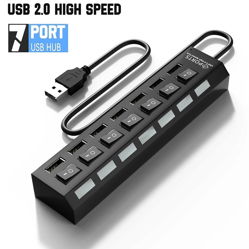 Hub USB 3.0 7 w 1, rozdzielacz – Laptop Accessories Hub recenzja i cena
