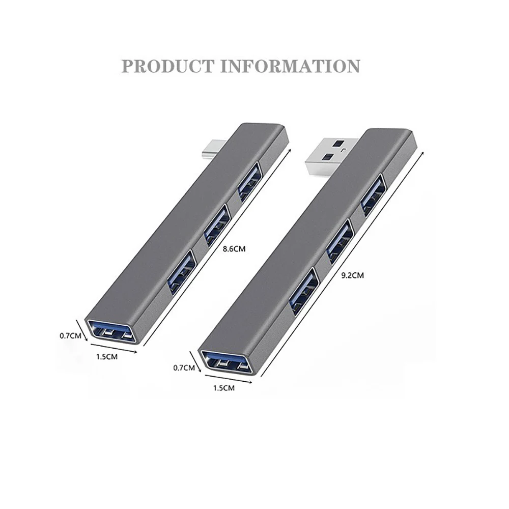 Adapter USB Multi Splitter OTG – Laptop Accessories Hub recenzja i cena