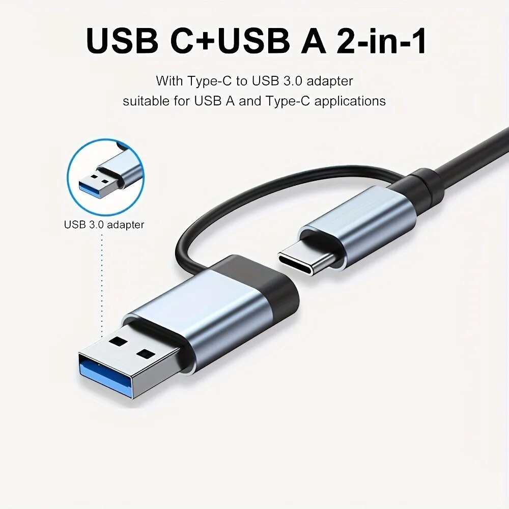 Hub USB 3.0 2 w 1, 7 portów, r – Laptop Accessories Hub recenzja i cena