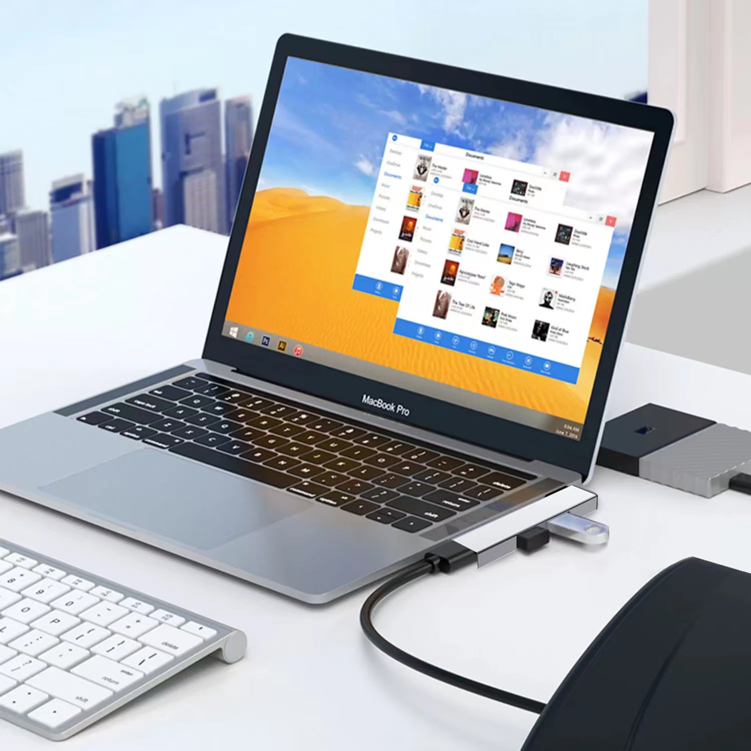 HUB USB C 3.0 Typ C 3.1 3-port – Apple Accessories Laptop recenzja i cena