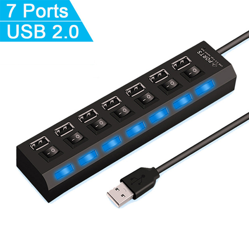 Rozdzielacz USB 2.0 z 7 portam – Laptop Accessories Hub recenzja i cena