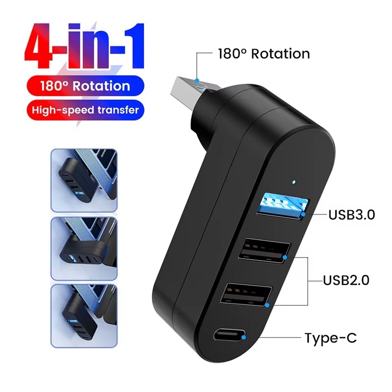 Hub USB 3.0 Mini Splitter Box  – Laptop Accessories Hub recenzja i cena